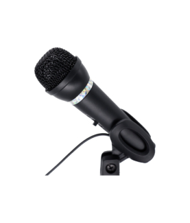 Gembird | Condenser Microphone with Desk-stand | MIC-D-04 | 3.5 mm jack | Black