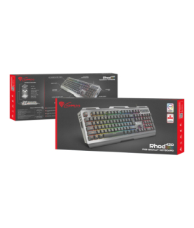 Genesis | Rhod 420 | Gaming keyboard | Wired | RGB LED light | US | 1.6 m | Black