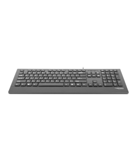 Natec Keyboard, Barracuda, US Layout, Slim | Natec | Keyboard | Barracuda | Standard | Wired | US | Black | 529 g