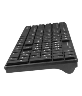 Natec | Keyboard and Mouse | Stringray 2in1 Bundle | Keyboard and Mouse Set | Wireless | Batteries included | US | Black | Wire