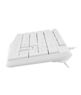 Natec | Keyboard | Nautilus NKL-1951 | Keyboard | Wired | US | White | USB Type-A | 390 g