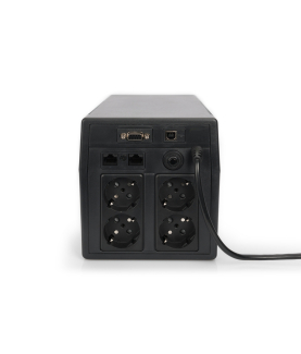 Digitus | Line-Interactive UPS | Line-Interactive UPS DN-170074, 1000VA, 600W, 2x 12V/7Ah battery, 4x CEE 7/7 outlet, 2x RJ45, 