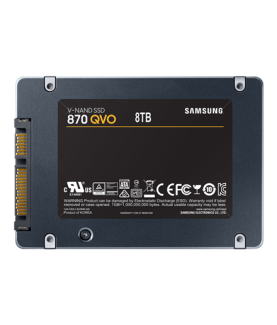 Samsung | SSD | 870 QVO | 8000 GB | SSD form factor 2.5" | Solid-state drive interface SATA III | Read speed 560 MB/s | Write s