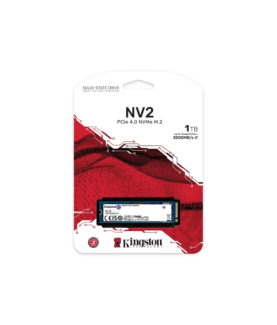 Kingston | SSD | NV2 | 1000 GB | SSD form factor M.2 2280 | Solid-state drive interface PCIe 4.0 x4 NVMe | Read speed 3500 MB/s