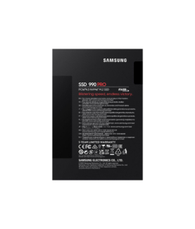 Samsung | 990 PRO | 2000 GB | SSD form factor M.2 2280 | Solid-state drive interface PCIe Gen4x4 | Read speed 7450 MB/s | Write