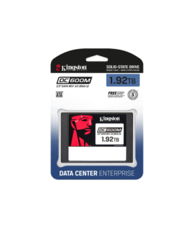 Kingston DC600M | 1920 GB | SSD form factor 2.5" | Solid-state drive interface SATA Rev. 3.0 | Read speed 560 MB/s | Write spee