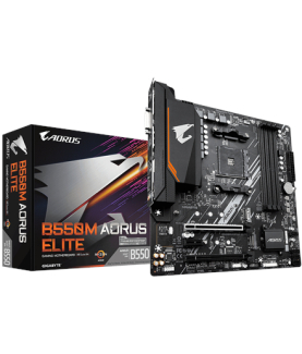 Gigabyte | B550M AORUS ELITE 1.0 | Processor family AMD | Processor socket AM4 | DDR4 DIMM | Memory slots 4 | Number of SATA co