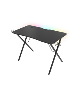 Genesis Holm 200 RGB Gaming Desk, Black | Genesis