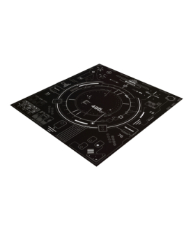 Genesis Tellur 400 Square Hud Floor Mat | Black