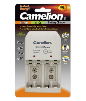 Camelion | Plug-In Battery Charger | BC-0904S | 2x or 4xNi-MH AA/AAA or 1-2x 9V Ni-MH