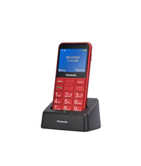 Panasonic | KX-TU155EXBN | Red | 2.4 " | TFT-LCD | microSD/microSDHC MB | Bluetooth | USB version micro USB | Built-in camera |