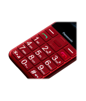 Panasonic | KX-TU155EXBN | Red | 2.4 " | TFT-LCD | microSD/microSDHC MB | Bluetooth | USB version micro USB | Built-in camera |