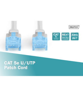 Digitus | Patch cable | UTP | Grey