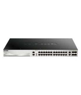 D-Link | DGS-3130-30TS | Switch | Managed L3 | Rack mountable | Gigabit Ethernet (copper) ports quantity 24 | 10 Gbps (RJ-45) p