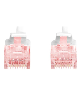 CAT 6 U-UTP Slim patch cord | Patch cord | Transparent red coloured connector for easy identification of Category 6 (250 MHz). 