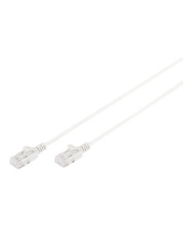 CAT 6 U-UTP Slim patch cord | Patch cord | Transparent red coloured connector for easy identification of Category 6 (250 MHz). 