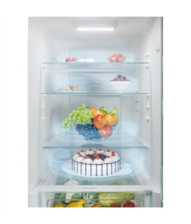 Candy | Refrigerator | CCE4T618EB | Energy efficiency class E | Free standing | Combi | Height 185 cm | No Frost system | Fridg