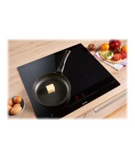 Gorenje | Hob | IS646BG | Induction | Number of burners/cooking zones 4 | Slider | Timer | Black | Display