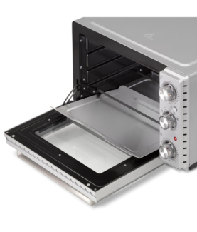 Caso | Compact oven | TO 26 SilverStyle | Easy Clean | Compact | 1500 W | Silver