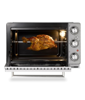 Caso | Compact oven | TO 26 SilverStyle | Easy Clean | Compact | 1500 W | Silver