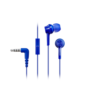 Panasonic | Canal type | RP-TCM115E-A | Wired | In-ear | Microphone | Blue