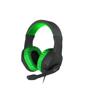 GENESIS ARGON 200 Gaming Headset, On-Ear, Wired, Microphone, Green | Genesis | ARGON 200 | Wired | On-Ear