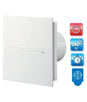 VENTS Silent bathroom fan, 100TH humidity sensor | Vents