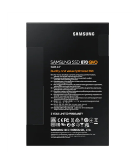 Samsung | SSD | 870 QVO | 1000 GB | SSD form factor 2.5" | Solid-state drive interface SATA III | Read speed 560 MB/s | Write s