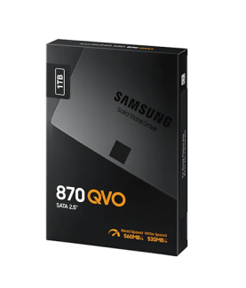 Samsung | SSD | 870 QVO | 1000 GB | SSD form factor 2.5" | Solid-state drive interface SATA III | Read speed 560 MB/s | Write s