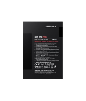 Samsung | 990 PRO | 1000 GB | SSD form factor M.2 2280 | Solid-state drive interface PCIe Gen4x4 | Read speed 7450 MB/s | Write