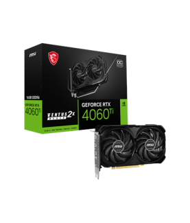 MSI | GeForce RTX 4060 Ti VENTUS 2X BLACK 16G OC | NVIDIA | 16 GB | GeForce RTX 4060 Ti | GDDR6 | HDMI ports quantity 1 | PCI E