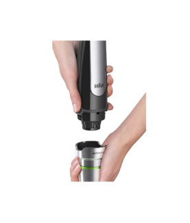 Braun | MQ7087 | Hand Blender | 1000 W | Number of speeds 1 | Black