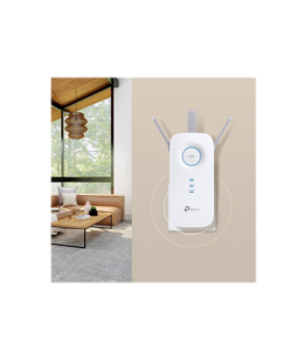 TP-LINK | AC1900 Wi-Fi Range Extender | RE550 | 802.11ac | 2GHz/5GHz | 600+1300 Mbit/s | 10/100/1000 Mbit/s | Ethernet LAN (RJ-