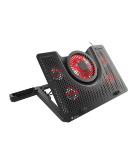 GENESIS Laptop cooling pad, OXID 550 15.6-17.3 5 FANS, LED LIGHT, 1 USB | Genesis | Laptop cooling pad, OXID 550 | Black | 400 