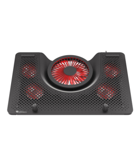 GENESIS Laptop cooling pad, OXID 550 15.6-17.3 5 FANS, LED LIGHT, 1 USB | Genesis | Laptop cooling pad, OXID 550 | Black | 400 