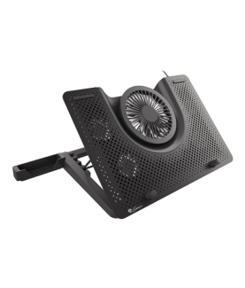 GENESIS Laptop cooling pad, OXID 550 15.6-17.3 5 FANS, LED LIGHT, 1 USB | Genesis | Laptop cooling pad, OXID 550 | Black | 400 