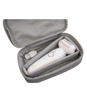 Braun Epilator | SES9000 Silk-epil 9 SkinSpa | Operating time (max) 50 min | Number of power levels 2 | Wet & Dry | White/Pink