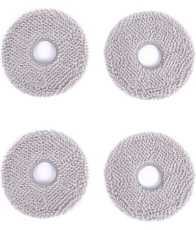 Ecovacs | Washable Improved Mopping Pads for OZMO Turbo Mopping Systems of X1 OMNI/X1 TURBO/T10 TURBO/ T20 OMNI/X2 OMNI | D-WP0