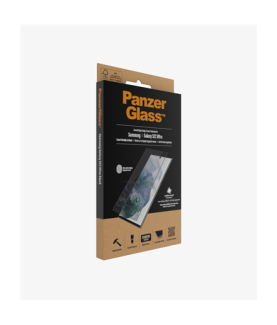 PanzerGlass | Samsung | Galaxy S22 Ultra | Tempered glass | Black | Case friendly. Compatible with ultrasonic fingerprint senso