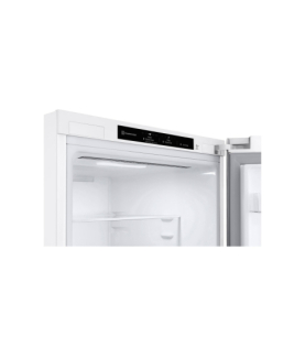 LG | Refrigerator | GBV3100DSW | Energy efficiency class D | Free standing | Combi | Height 186 cm | Fridge net capacity 234 L 