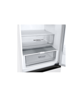 LG | Refrigerator | GBV3100DSW | Energy efficiency class D | Free standing | Combi | Height 186 cm | Fridge net capacity 234 L 