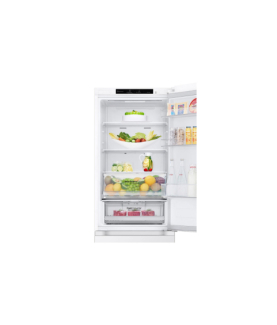 LG | Refrigerator | GBV3100DSW | Energy efficiency class D | Free standing | Combi | Height 186 cm | Fridge net capacity 234 L 