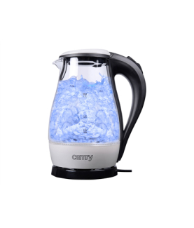 Camry | CR 1251 | Standard kettle | 2000 W | 1.7 L | Glass | 360 rotational base | Glass/Black