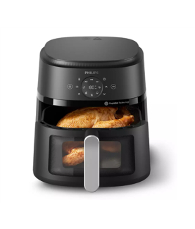 Philips NA231/00 Airfryer, 1700 W, Pan volume 6.2 L, Black, Silver | Philips Airfryer | NA231/00 | Power 1700 W | Capacity 6.2 