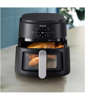 Philips NA231/00 Airfryer, 1700 W, Pan volume 6.2 L, Black, Silver | Philips Airfryer | NA231/00 | Power 1700 W | Capacity 6.2 