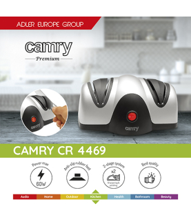 Camry | Knife sharpener | CR 4469 | Electric | Black/Silver | 60 W | 2