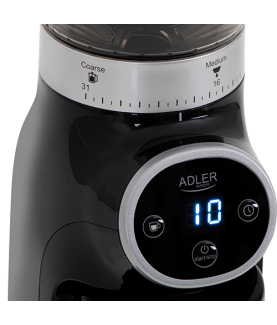 Adler | Coffee Grinder | AD 4450 Burr | 300 W | Coffee beans capacity 300 g | Number of cups 1-10 pc(s) | Black