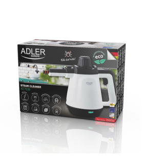 Adler | Steam cleaner | AD 7038 | Power 1200 W | Steam pressure 3.5 bar | Water tank capacity 0.45 L | White/Black