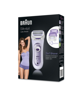 Braun | Epilator | Silk-épil LS5560 | Operating time (max) 40 min | Bulb lifetime (flashes) Not applicable | Number of power le