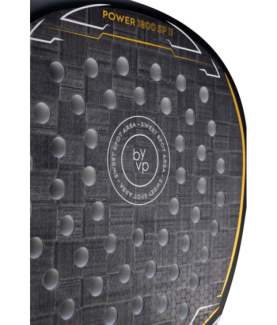 BYVP | Padel Racket POWER 1800 II | Black/White/Gold